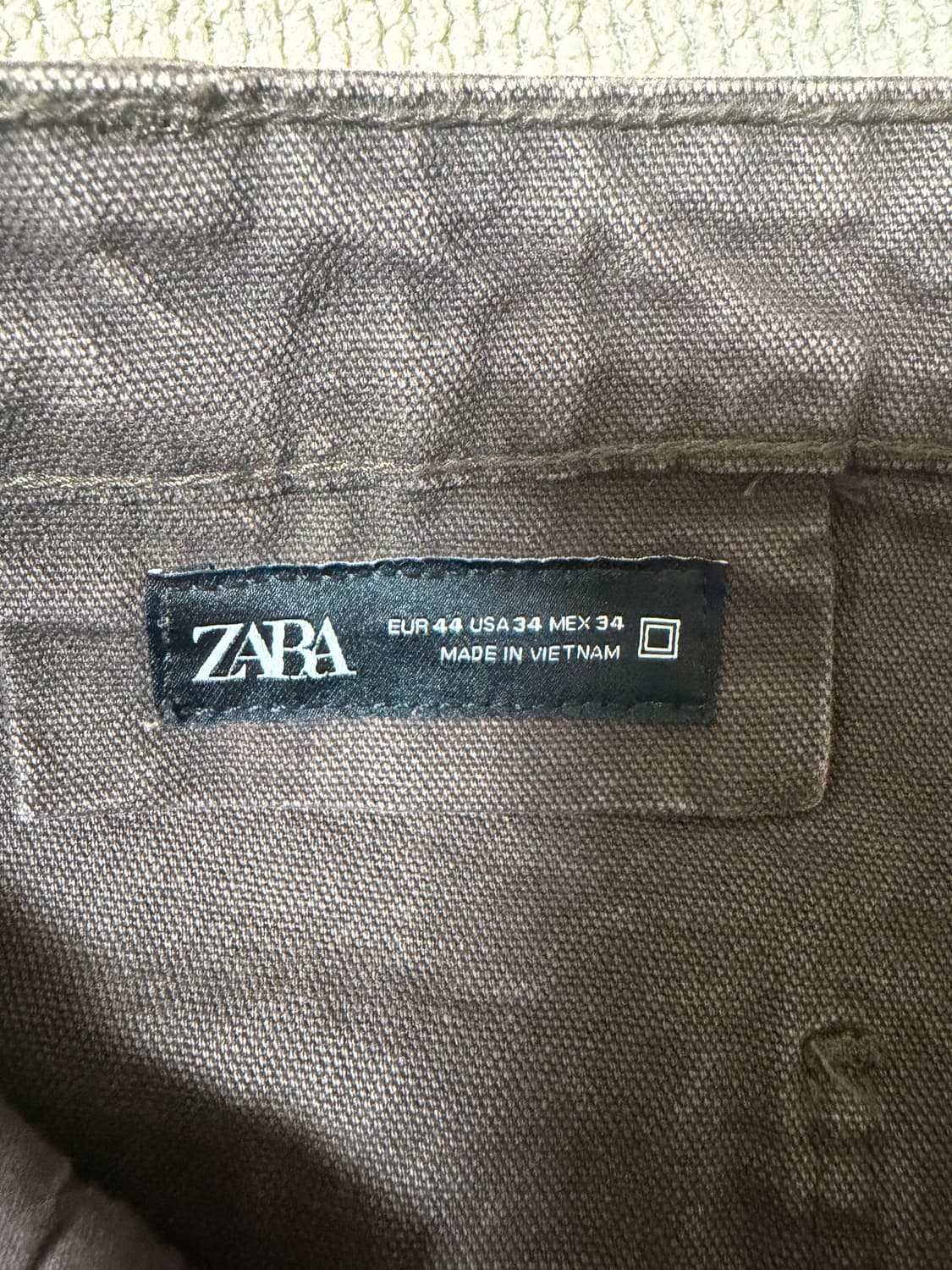 자라 블랙라벨 더블니 팬츠 34 상품이미지3