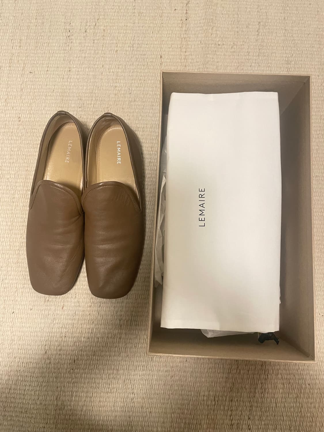 Lemaire 르메르 소프트 로퍼 카키브라운 38 상품이미지1