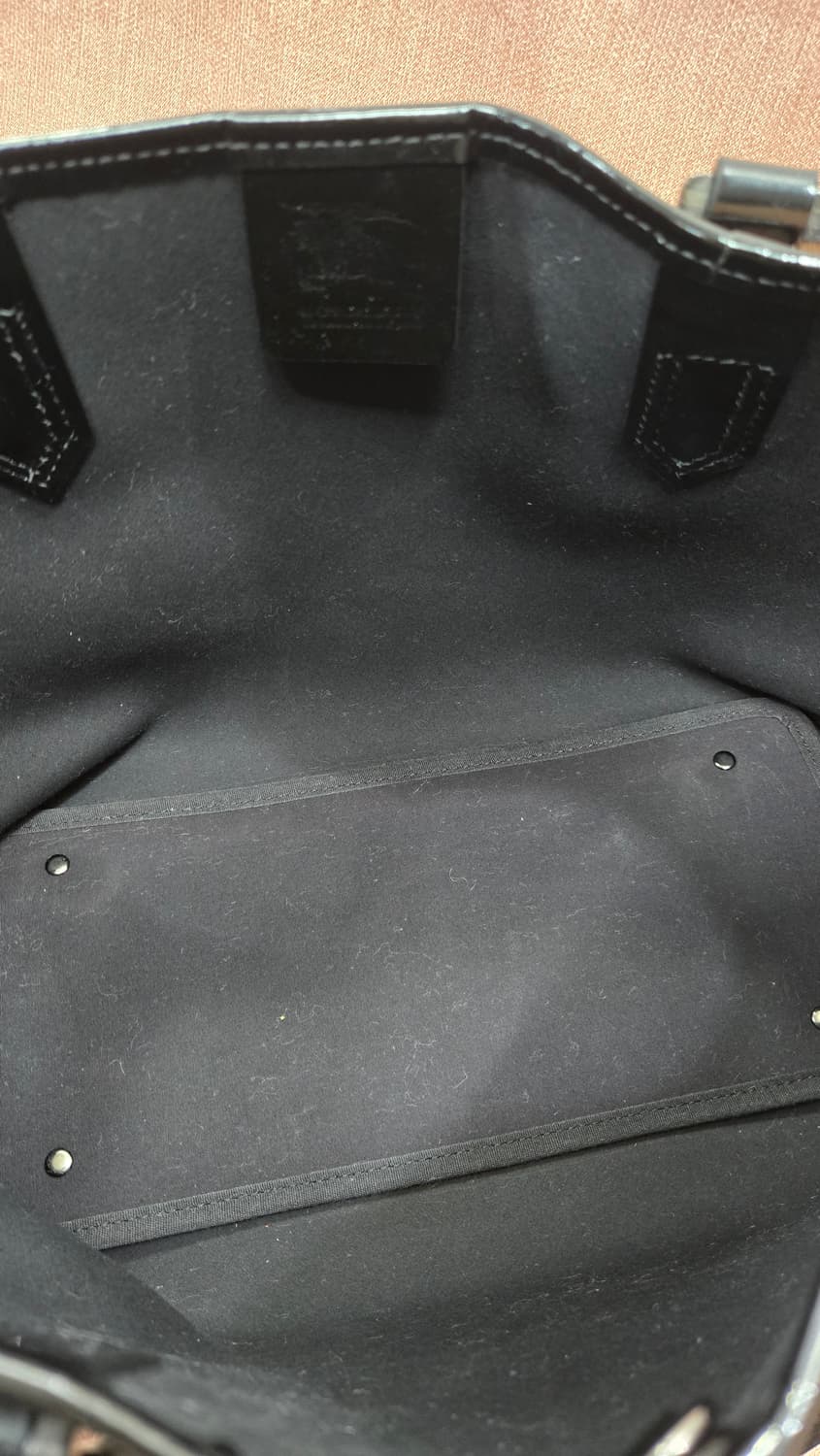 버버리 정품 노바 체크 토트 숄더백- 코팅된 캔버스 베이지색 오트  상품이미지6