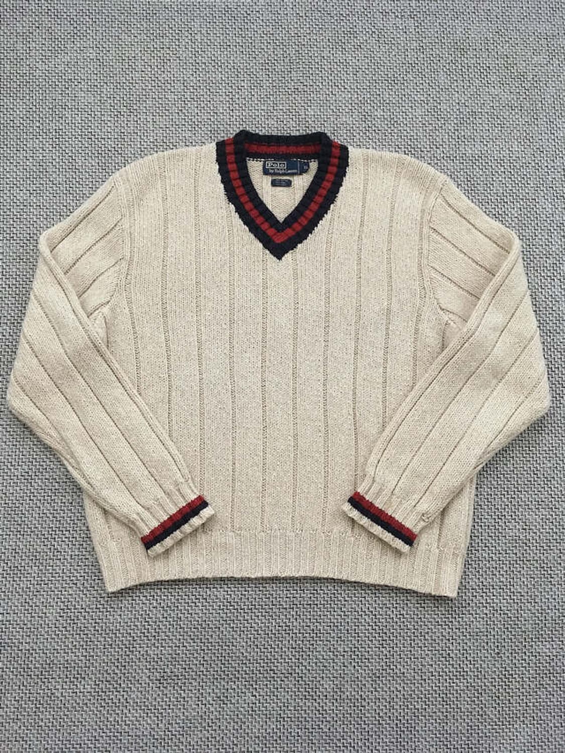 90s wool blended Cricket knit sweaters 상품이미지7