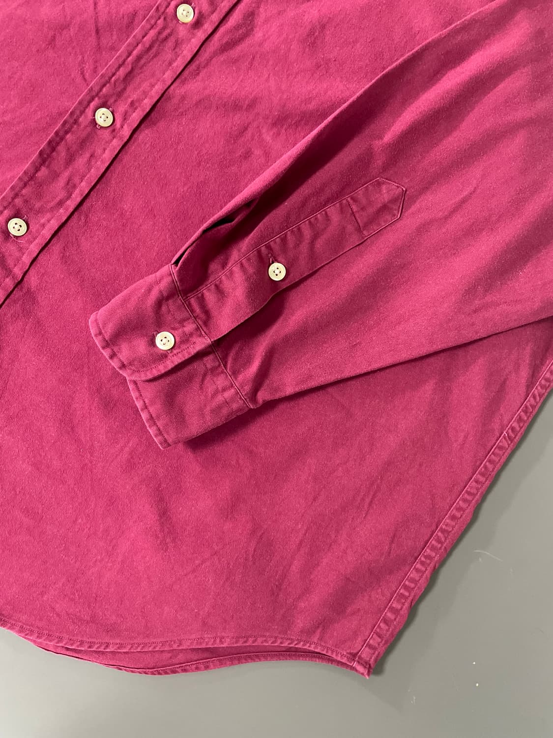 [L] 폴로 랄프로렌 코튼 솔리드 셔츠 BALIRE 핏 상품이미지6