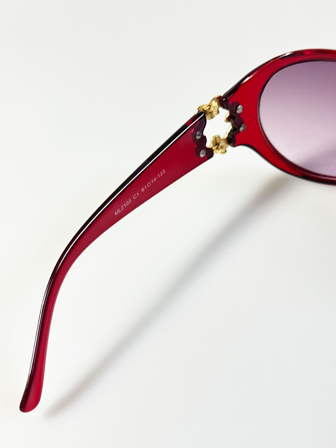 90s MARMOLL 볼드 오벌 프레임 틴트 빈티지 선글라스 상품이미지7