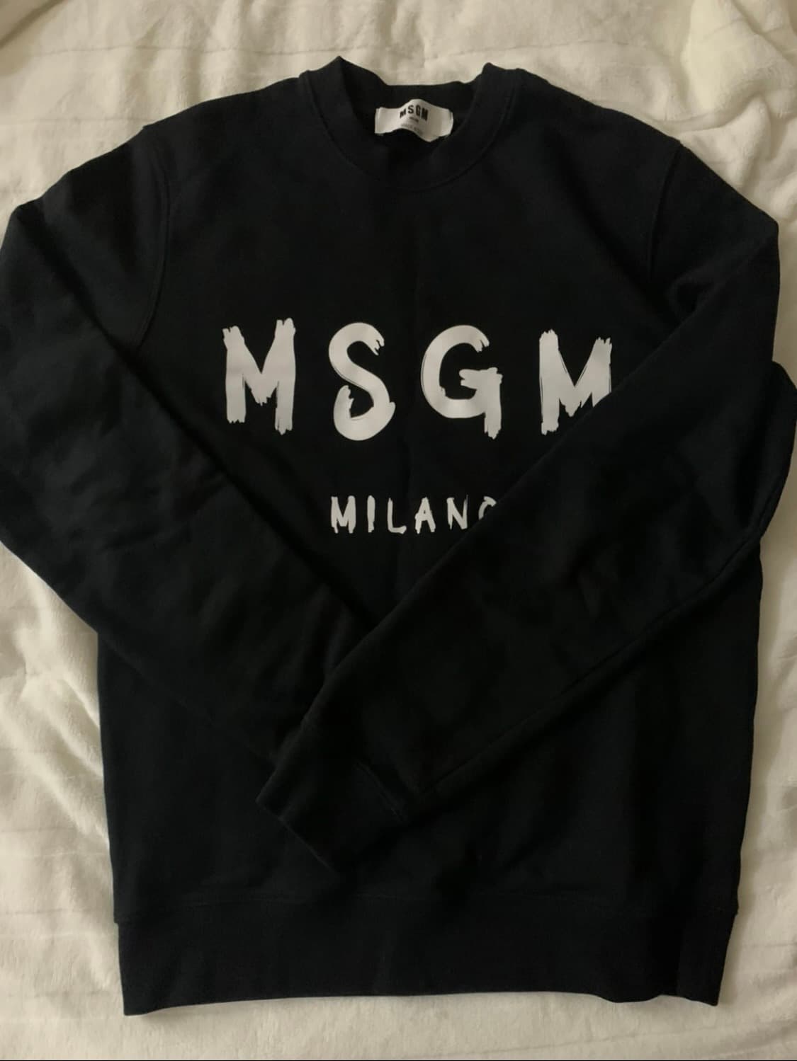 msgm 맨투맨 스웻셔츠 블랙 (포장,택 포함) 상품이미지2