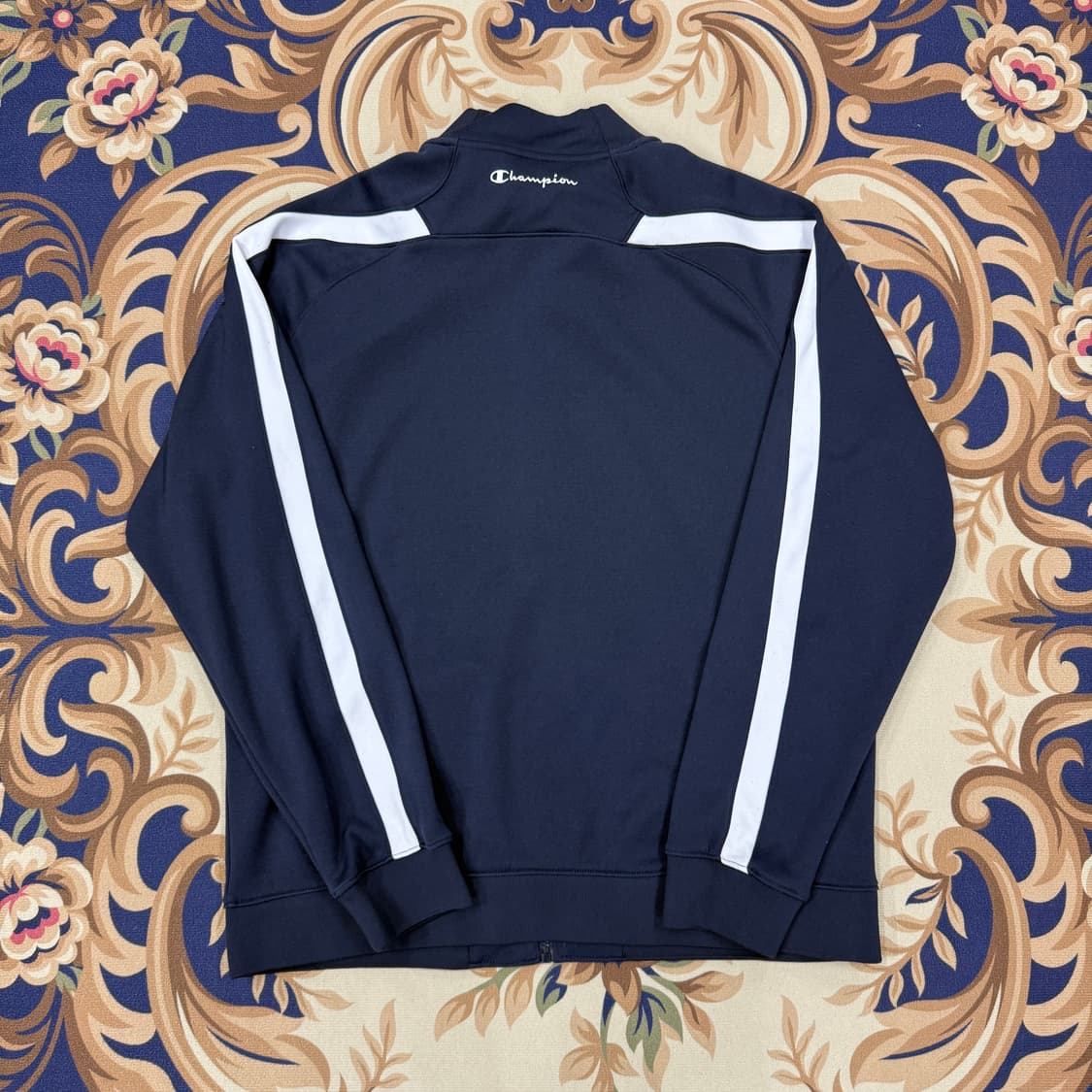 (L)챔피언 Champion 사이드라인 트랙탑 져지(네이비,남흰) 상품이미지4