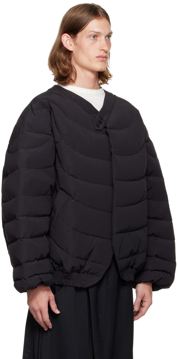 NAMESAKE 퀼팅 구스다운 패딩 NAMESAKE Black Durha 상품이미지2