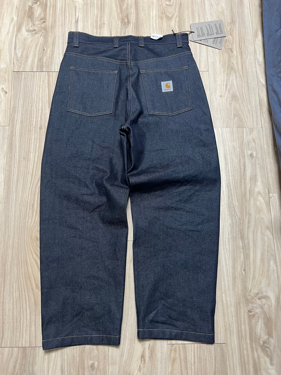 칼하트 브랜든 팬츠 블루 리지드 m 판매or교환 상품이미지2