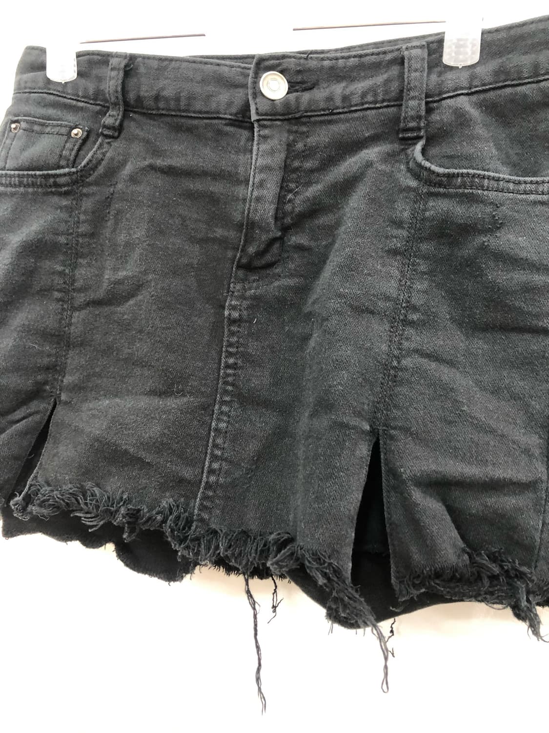 black damage detail mini skirt 상품이미지3
