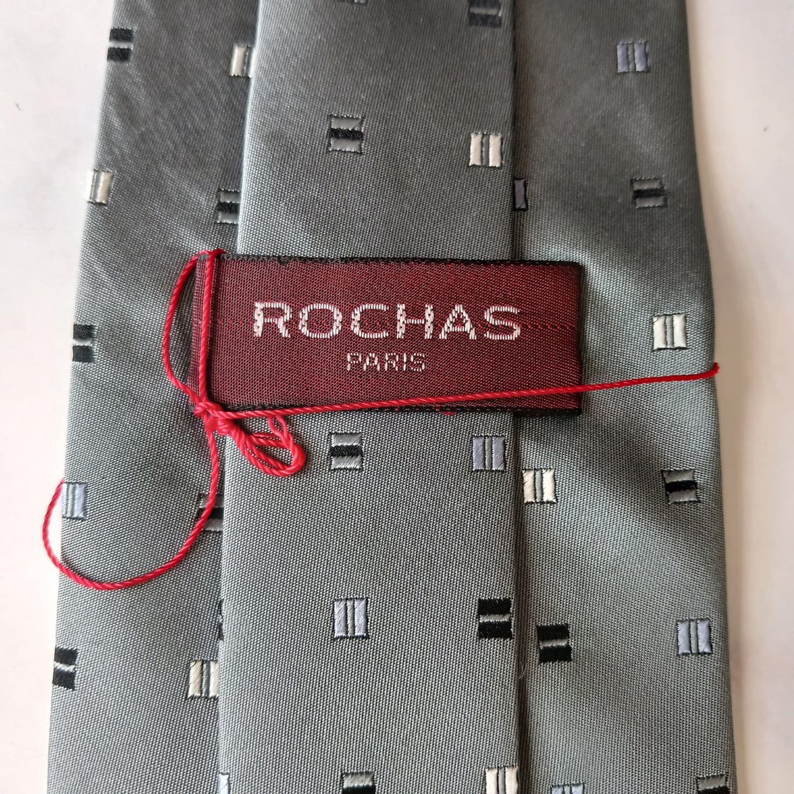 
ROCHAS Tie - Gray Geometric Pattern / 1 상품이미지9