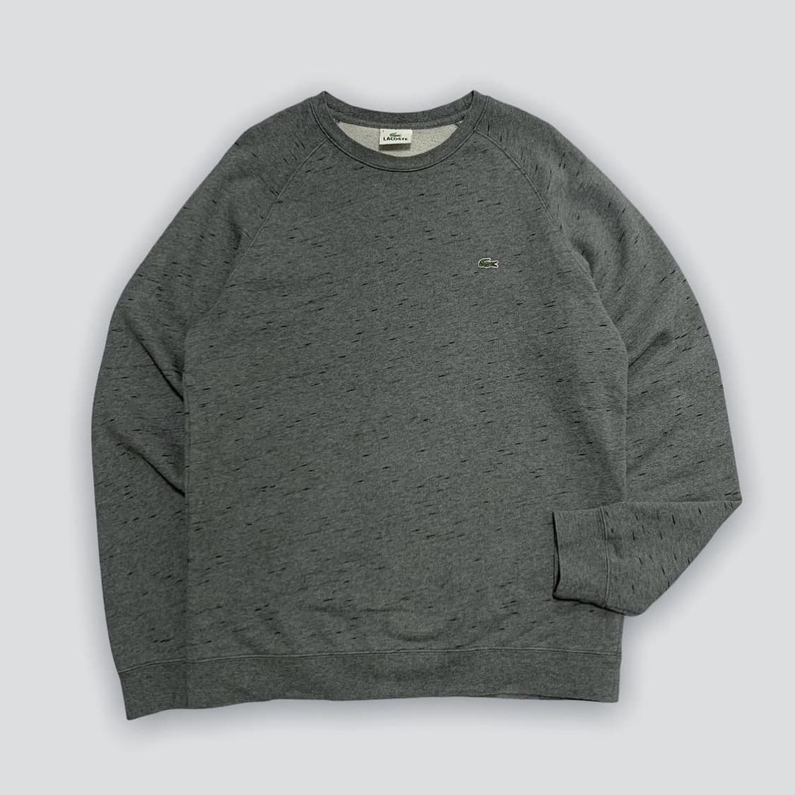 라코스테 그레이 맨투맨 티셔츠 상품이미지1