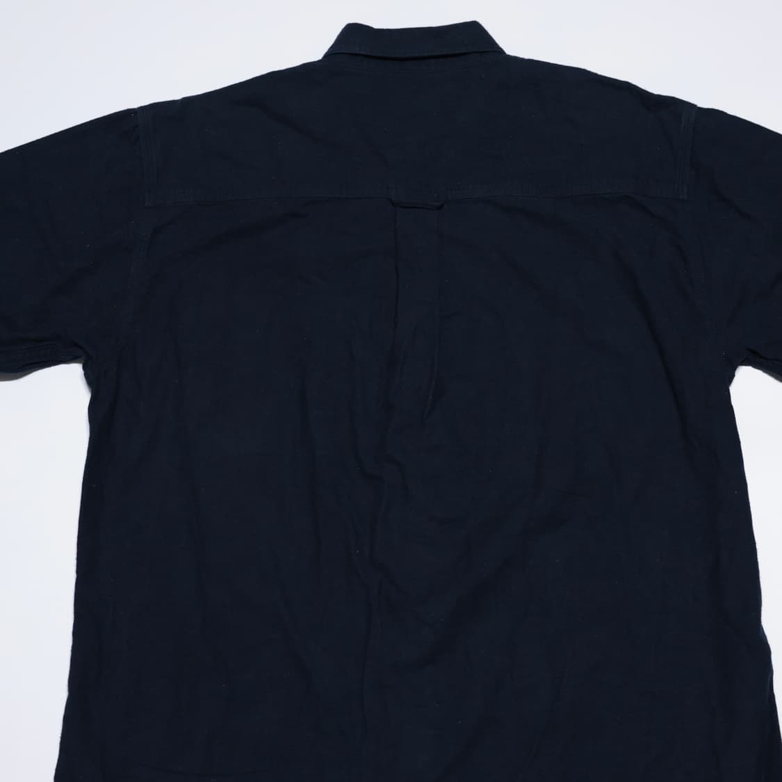Woolrich Navy Button-Down Cotton Shirt 상품이미지4