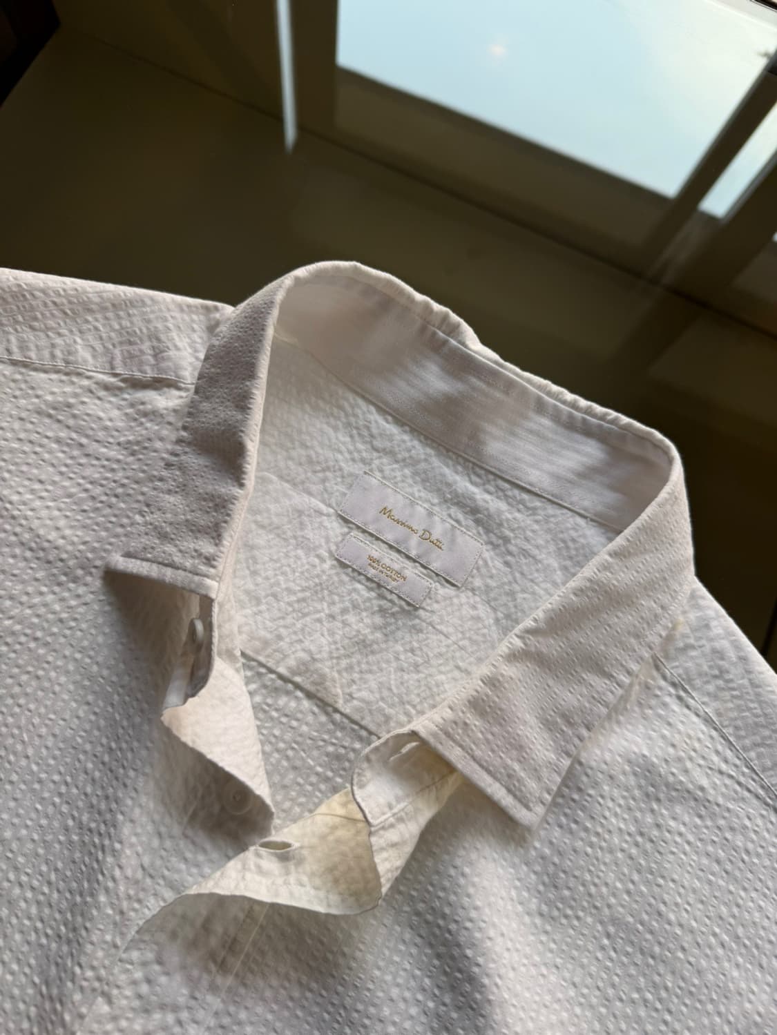 마시모두티 시어서커 셔츠 100 상품이미지9