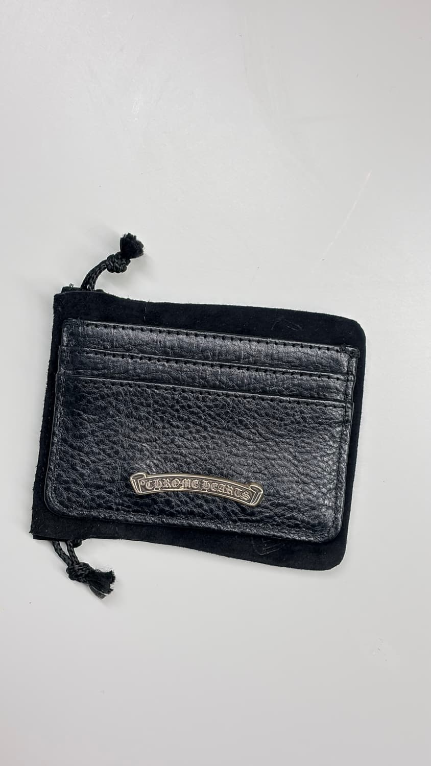 크롬하츠 스크롤라벨 레더 카드지갑 상품이미지1