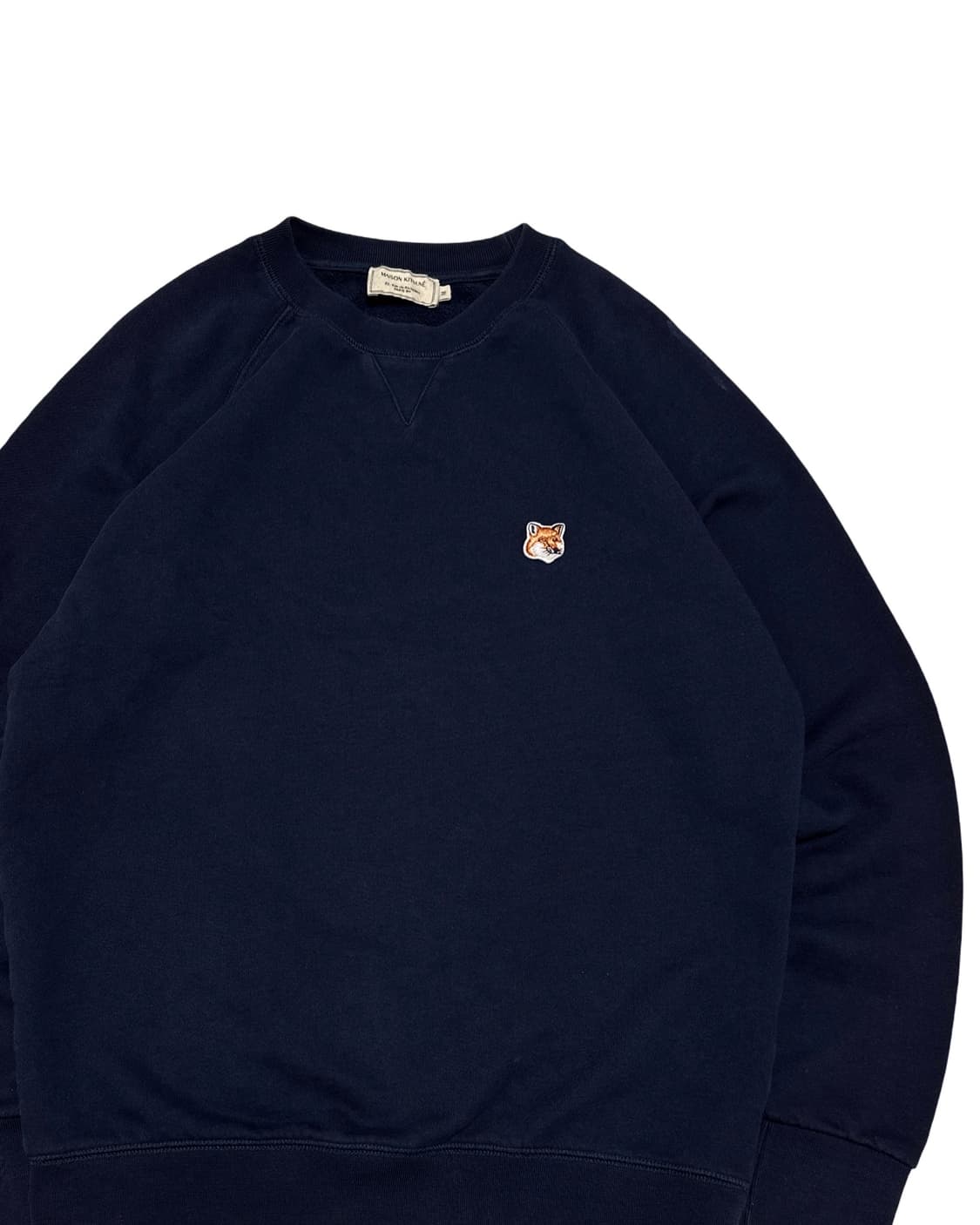 메종키츠네 폭스헤드 네이비 맨투맨 상품이미지2