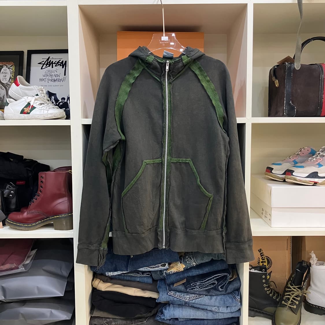 아바하우스 디테일 후드집업 상품이미지1