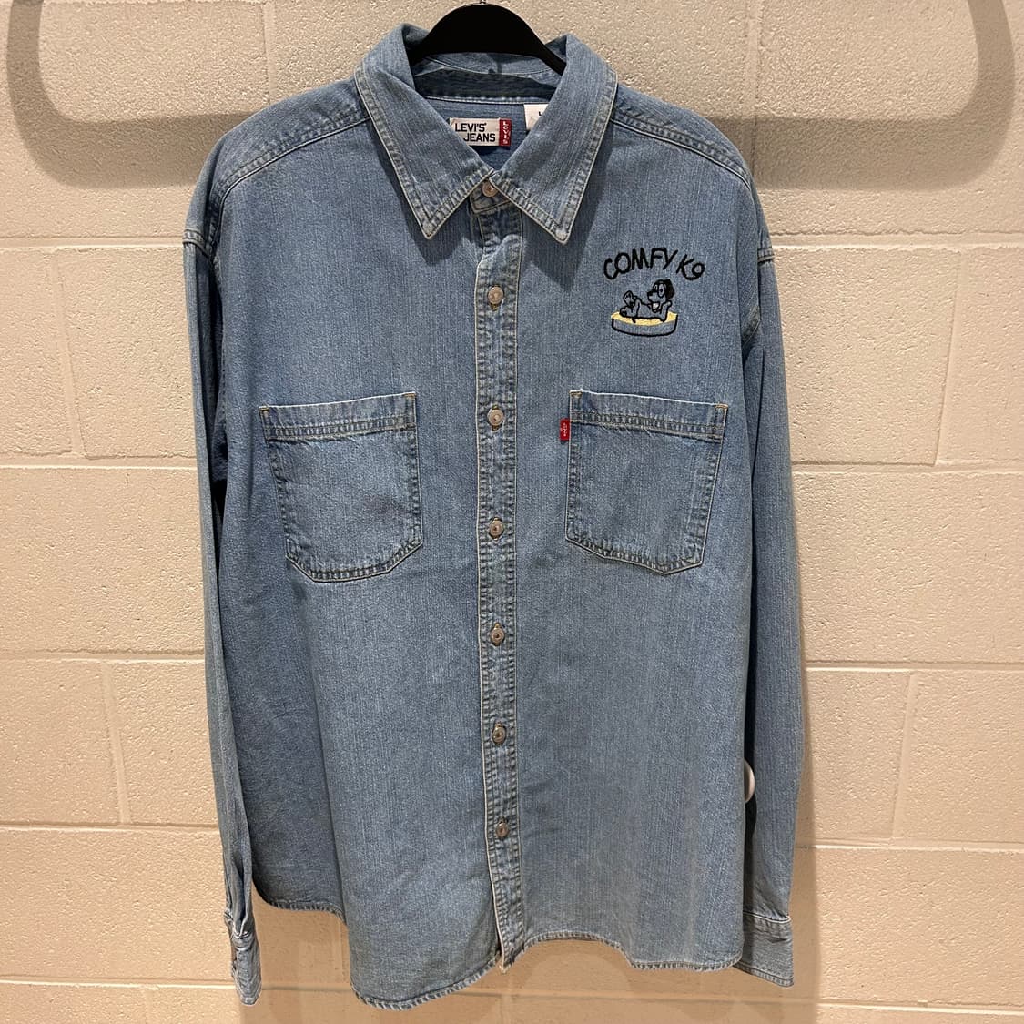 Levis Embroidered Denim Shirts 상품이미지4