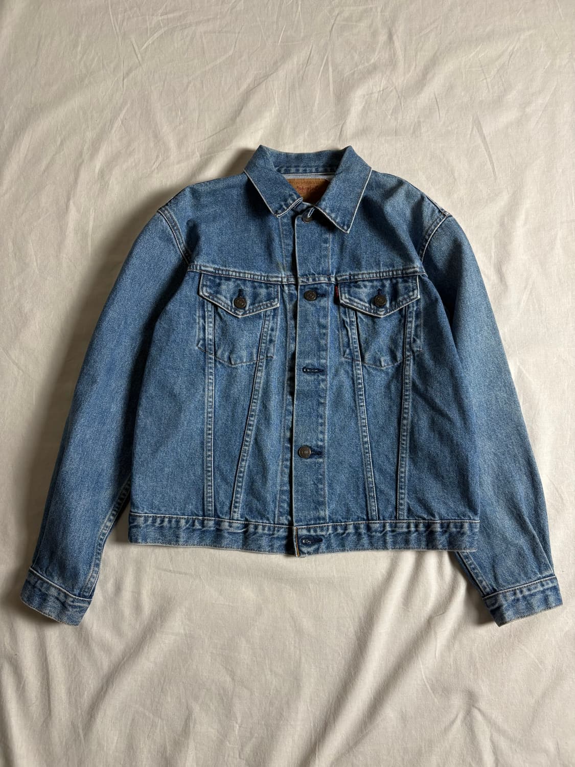 90s Levis 리바이스 데님 트러커 자켓 M 상품이미지1