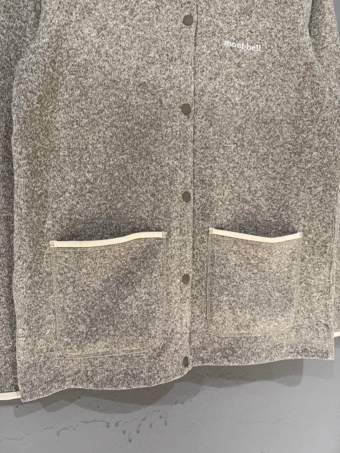 Montbell 몽벨 스냅 버튼 포켓 플리스 가디건 상품이미지3
