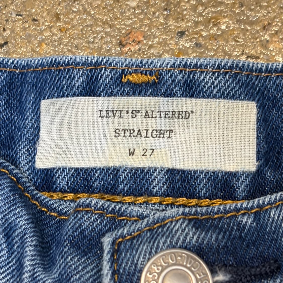 USA 빈티지 리바이스 절개 여성 청바지 상품이미지7