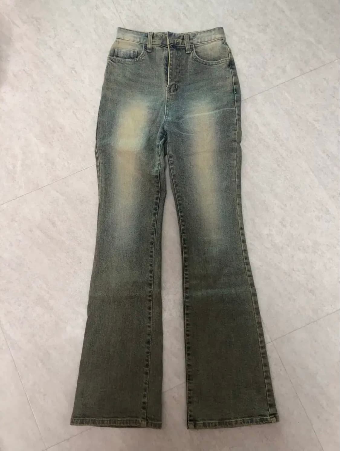 데이빈 베니 빈티지 워싱 부츠컷 데님 S 상품이미지4