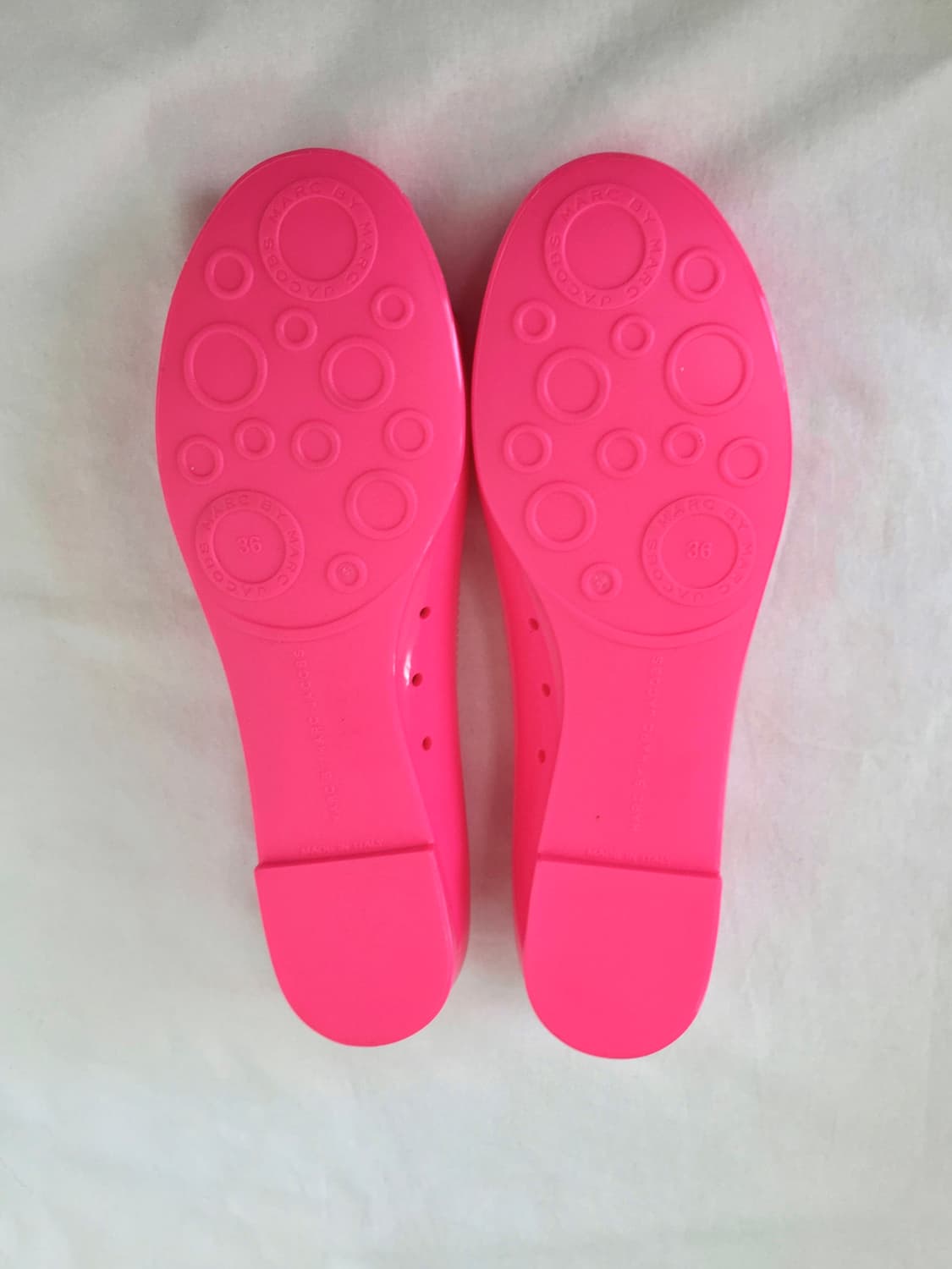 Marcjacobs Jelly Pink rat flat shoes 상품이미지7