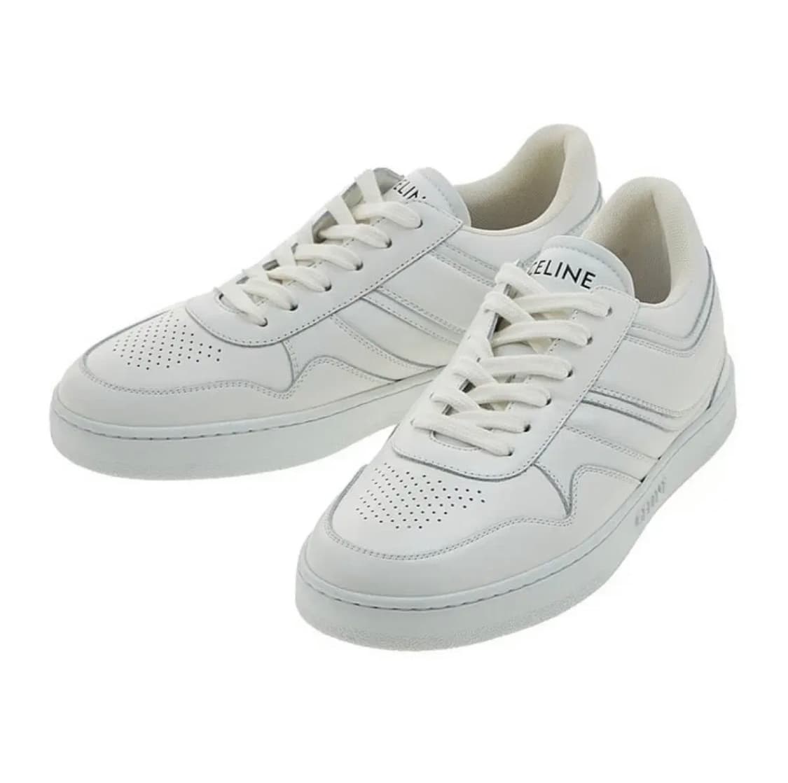 [36] 셀린느 로우 레이스업 스니커즈 화이트 상품이미지4