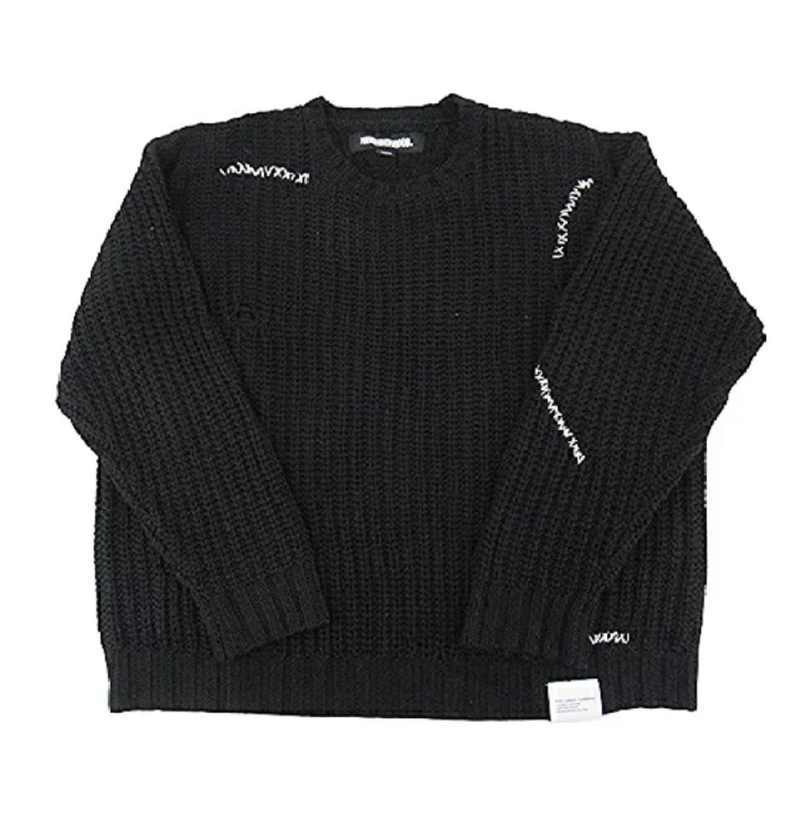 네이버후드 24SS SAVAGE KNIT BLACK 상품이미지3