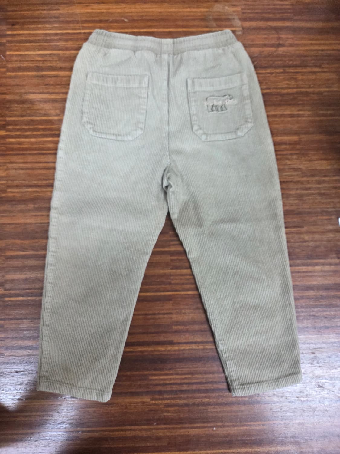 뉴발란스 키즈 핀턱 코듀로이 밴딩팬츠 130 상품이미지2