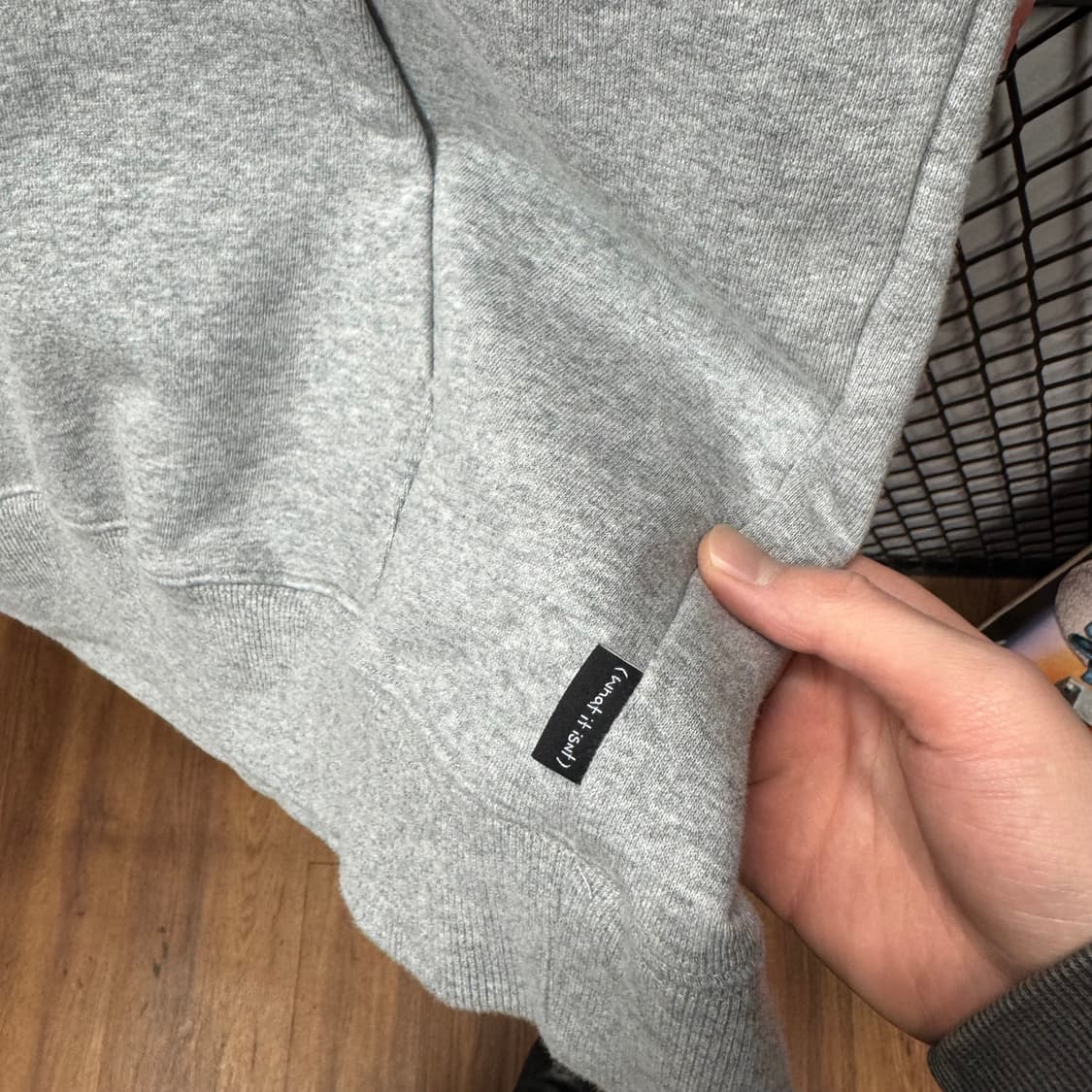 마크 곤잘레스 와릿이즌 후드티 전면 로고 포인트 그레이 상품이미지6