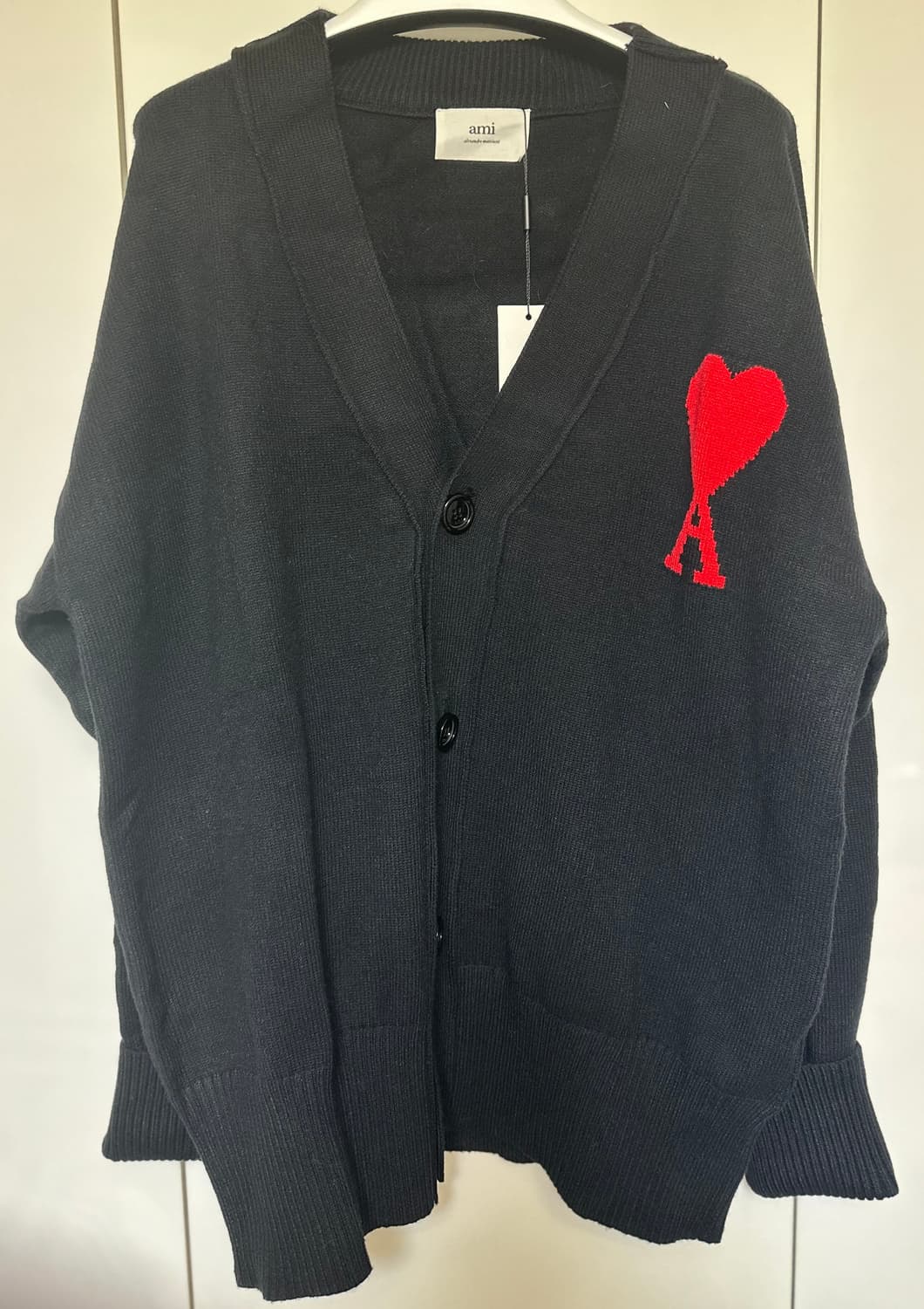 아미 인타르시아 빅하트 울 가디건 남여공용 상품이미지1