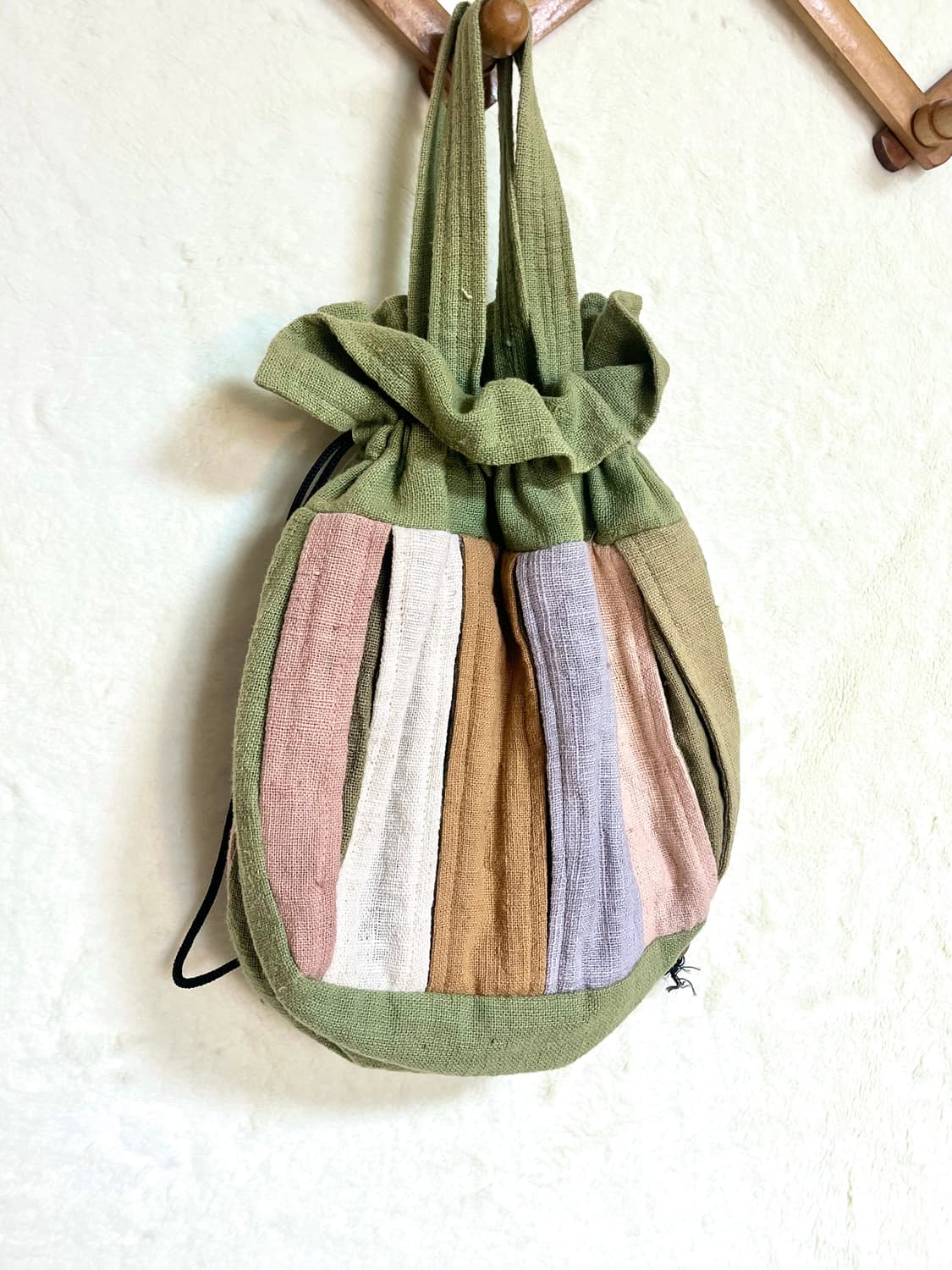 빈티지 패치 그린 파우치 복조리 상품이미지2