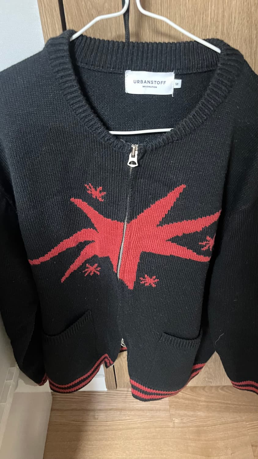 어반스터프 스프레드 스타 니트 집업 상품이미지3