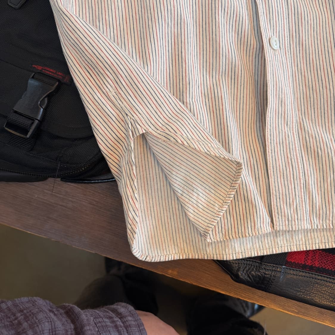 슈가 케인 워크 셔츠 스트라이프 L 사이즈 상품이미지3