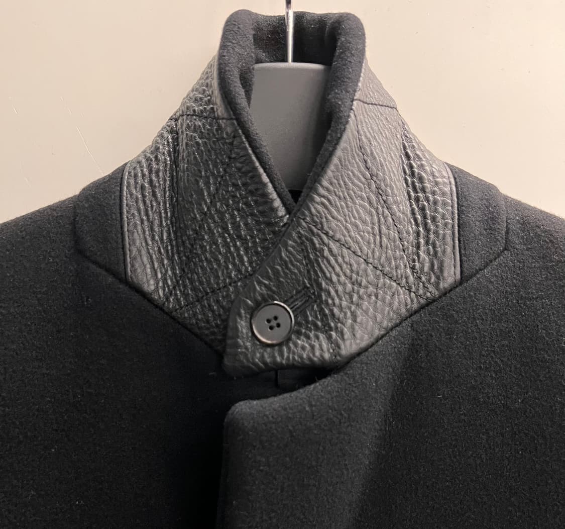 토니웩 남성 블랙 울 코트 M 상품이미지2