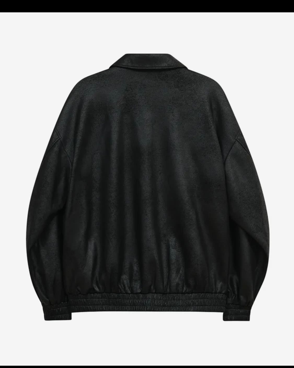 스탠다드 블루종 스웨이드 자켓 크랙 블랙 상품이미지4
