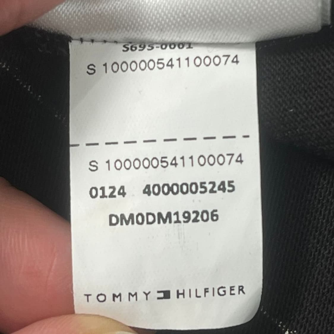 TOMMY HILFIGER 스트라이프 반팔 티 블랙 M 상품이미지7