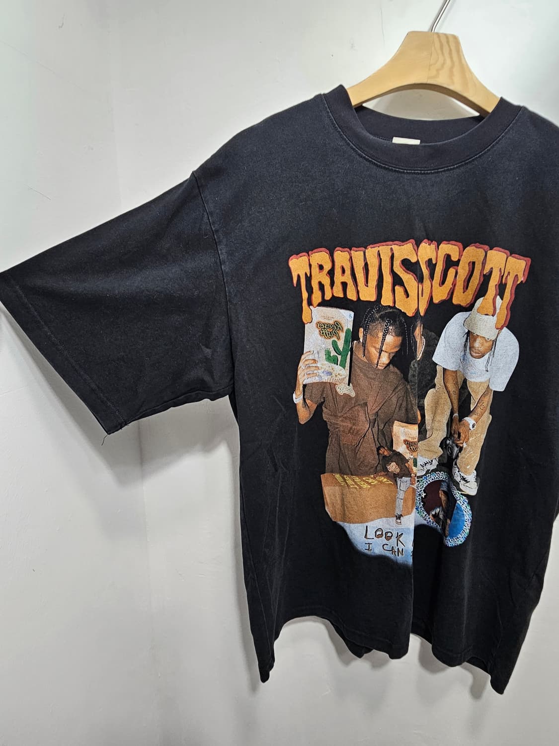 트래비스 스캇 빈티지 힙합무드 반팔티 상품이미지5