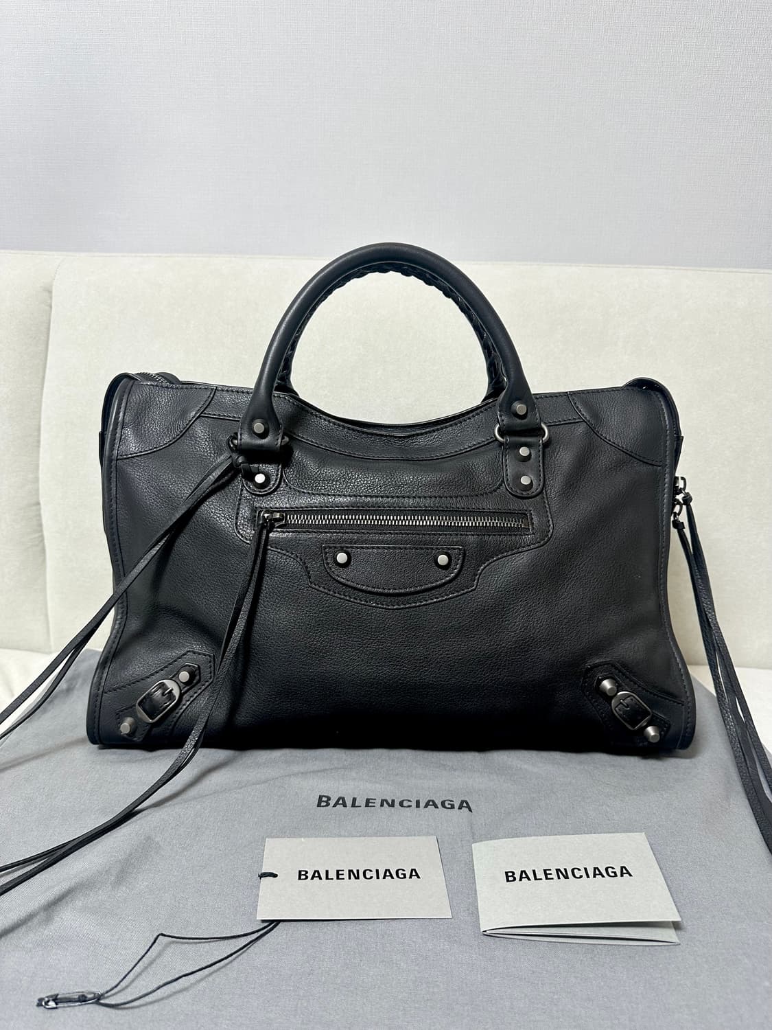 [S급 정품] 발렌시아가 시티 모터백 미디움 상품이미지6