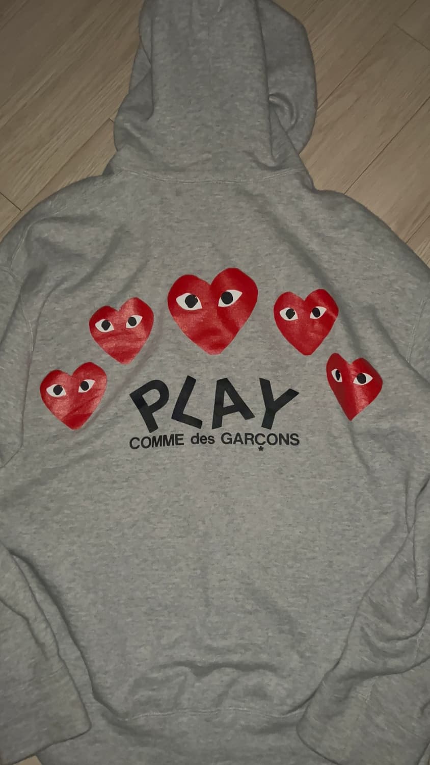 정품 꼼데가르송 후드집업 상품이미지7
