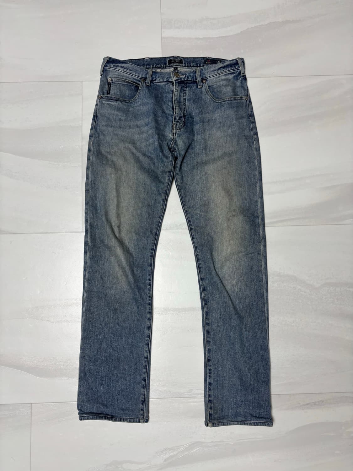 아르마니 진스 알마니 진스 청바지 데님 J45 레귤러 32사이즈 연청바지 상품이미지1