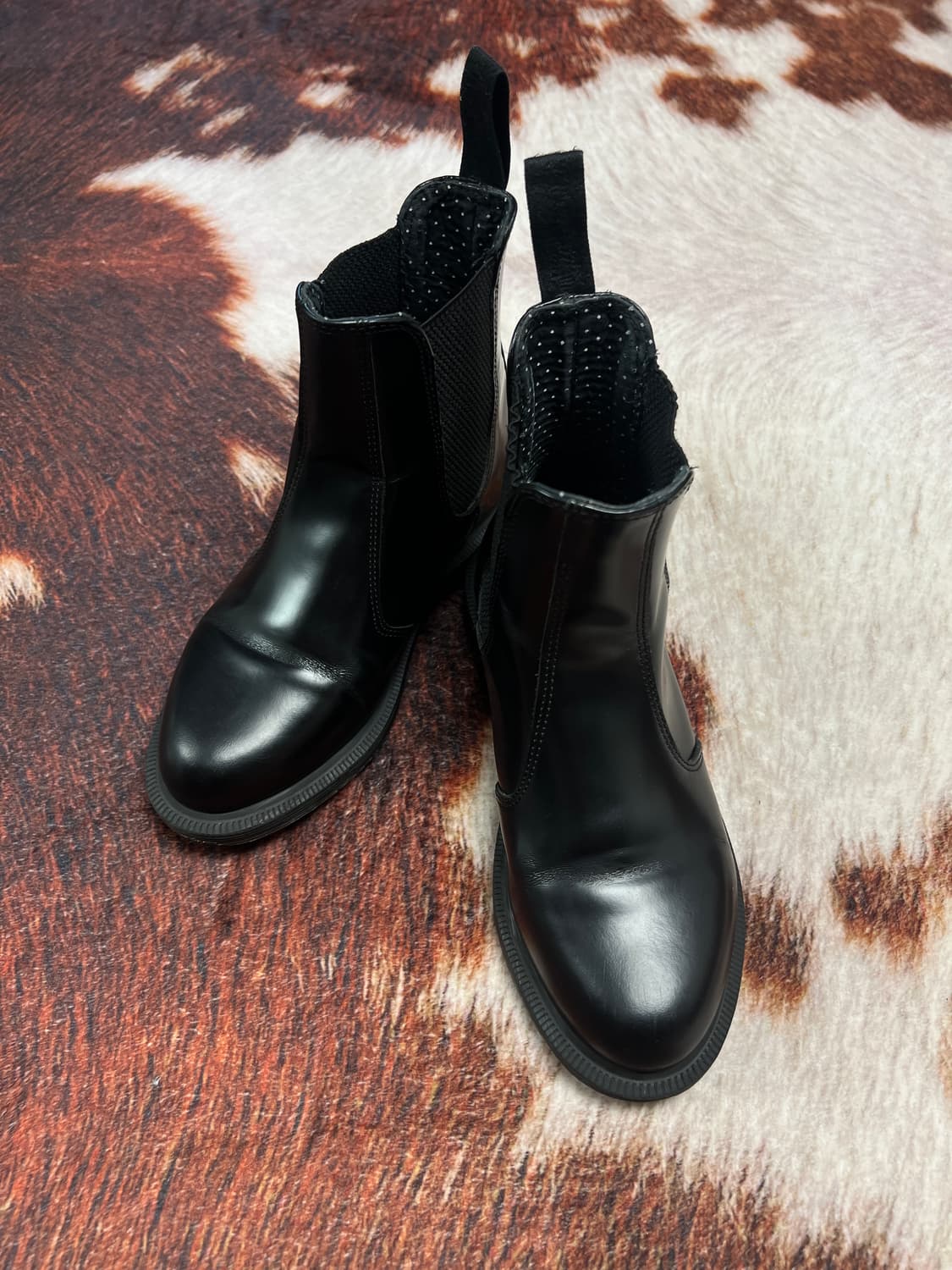 [230] 닥터마틴 플로라 첼시부츠 블랙 상품이미지3