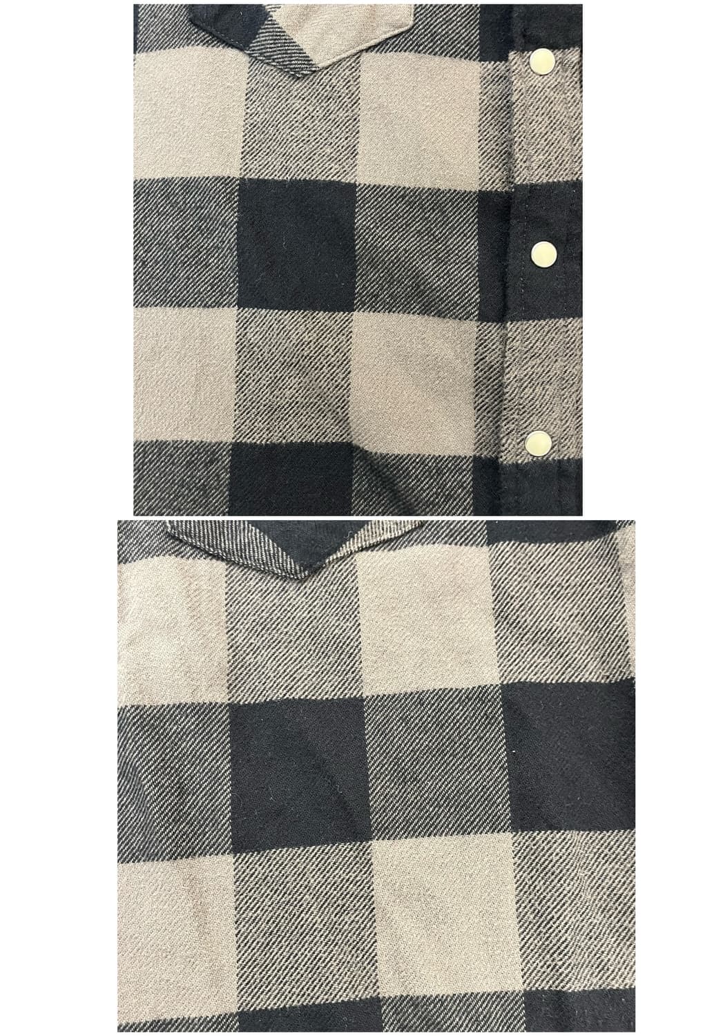 리바이스 웨스턴 체크 셔츠 차콜 L #csz3312 상품이미지6