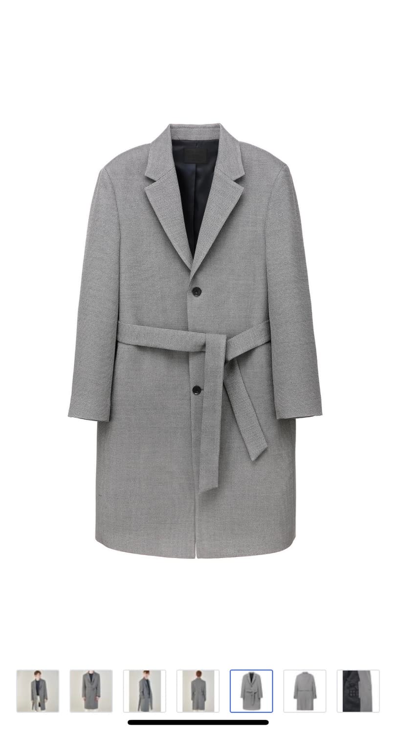 질 스튜어트 뉴욕 그레이 트윌 로브코트 상품이미지7