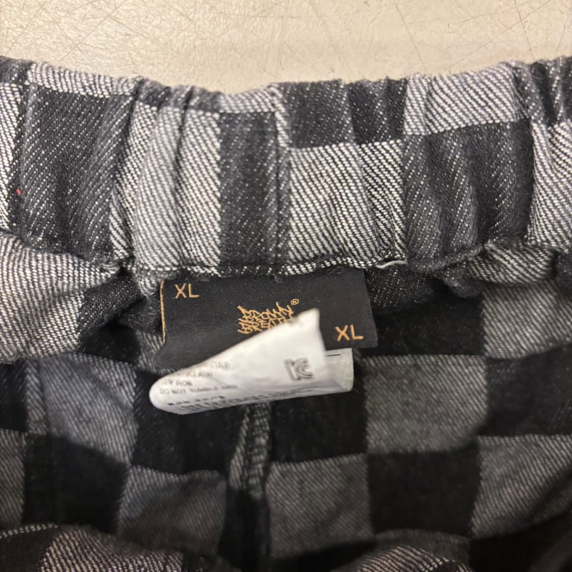 브라운브레스 체커보드 코튼 팬츠 상품이미지4