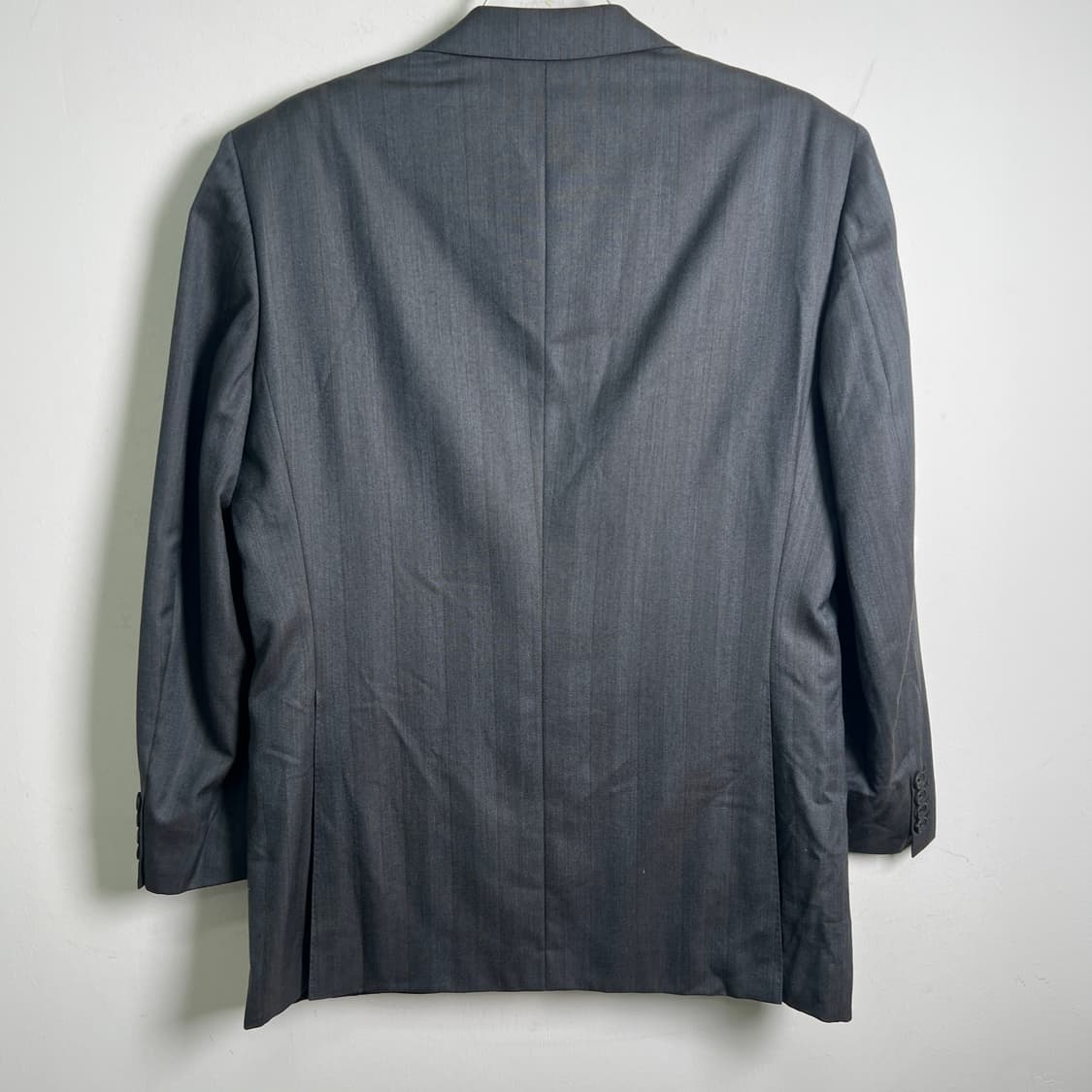 버버리 블랙라벨 차콜 테일러드 싱글 블레이저 L 상품이미지6