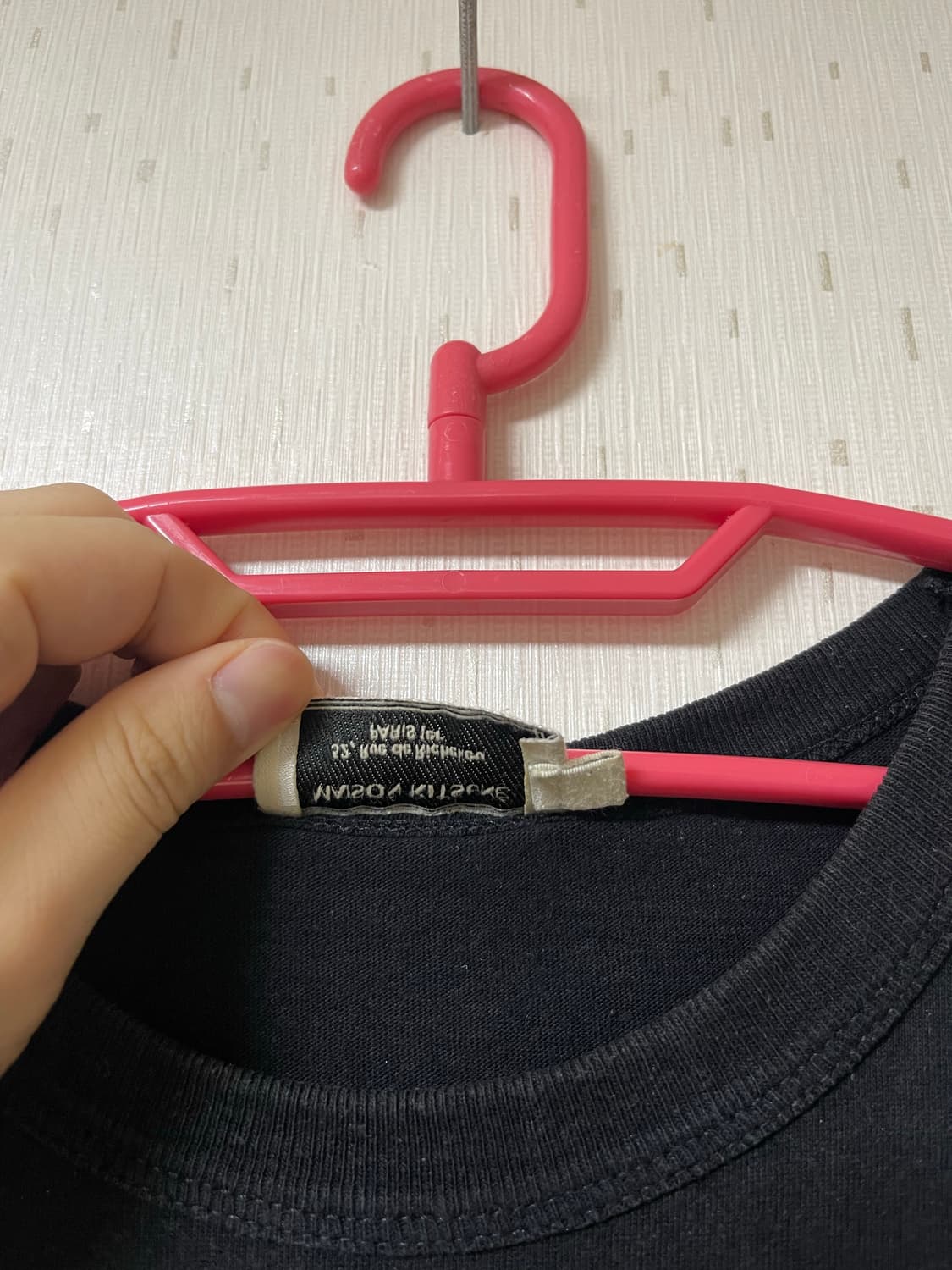 메종키츠네 정품 반팔티셔츠 다크네이비 L 상품이미지4