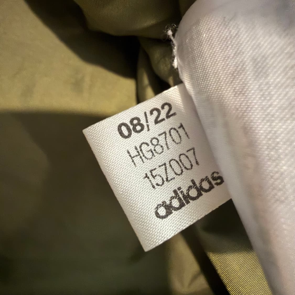 아디다스 프라임 그린 카키 퀄팅 자켓 상품이미지6