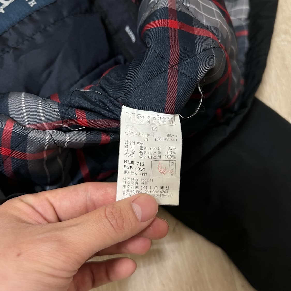 헤지스 남성 클래식 유틸리티 집업 자켓 M/95  상품이미지7