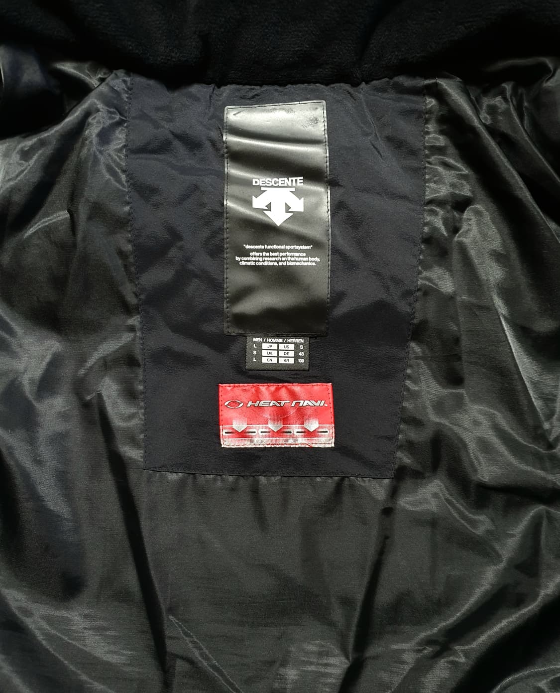 (상태최상) 데상트 스위스 스키팀 아우디 롱패딩 100 상품이미지3