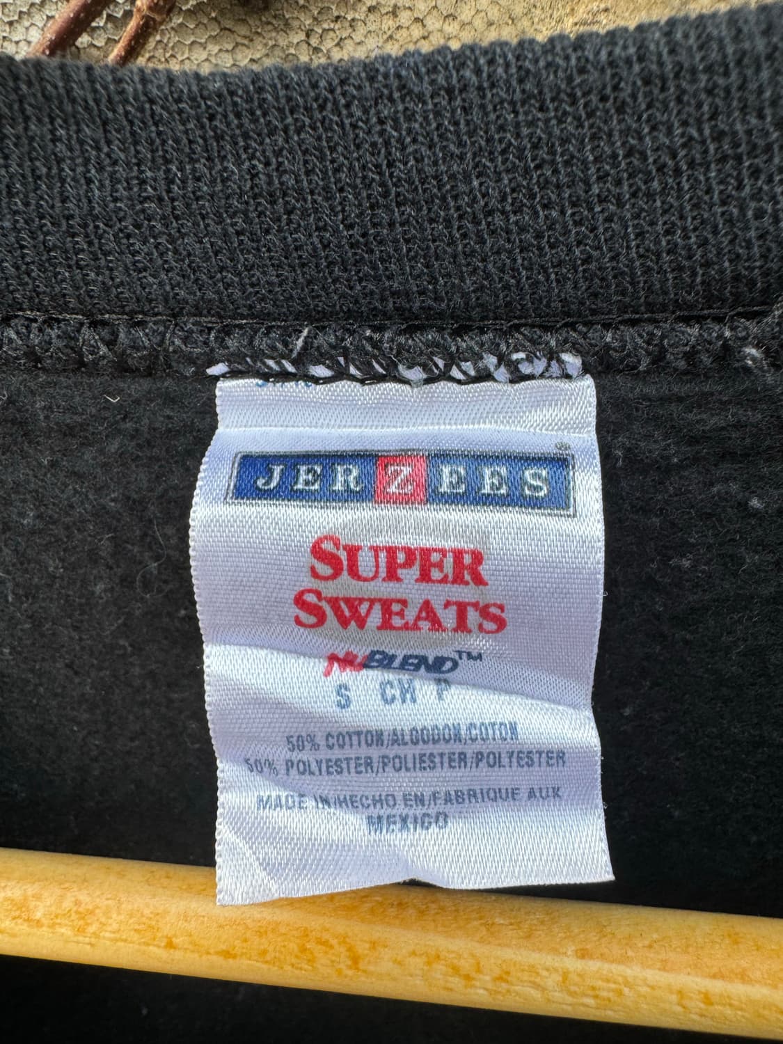 00s 저지스 러셀 빈티지 샌드위치 프린팅 스웻 셔츠 맨투맨 블랙 상품이미지4