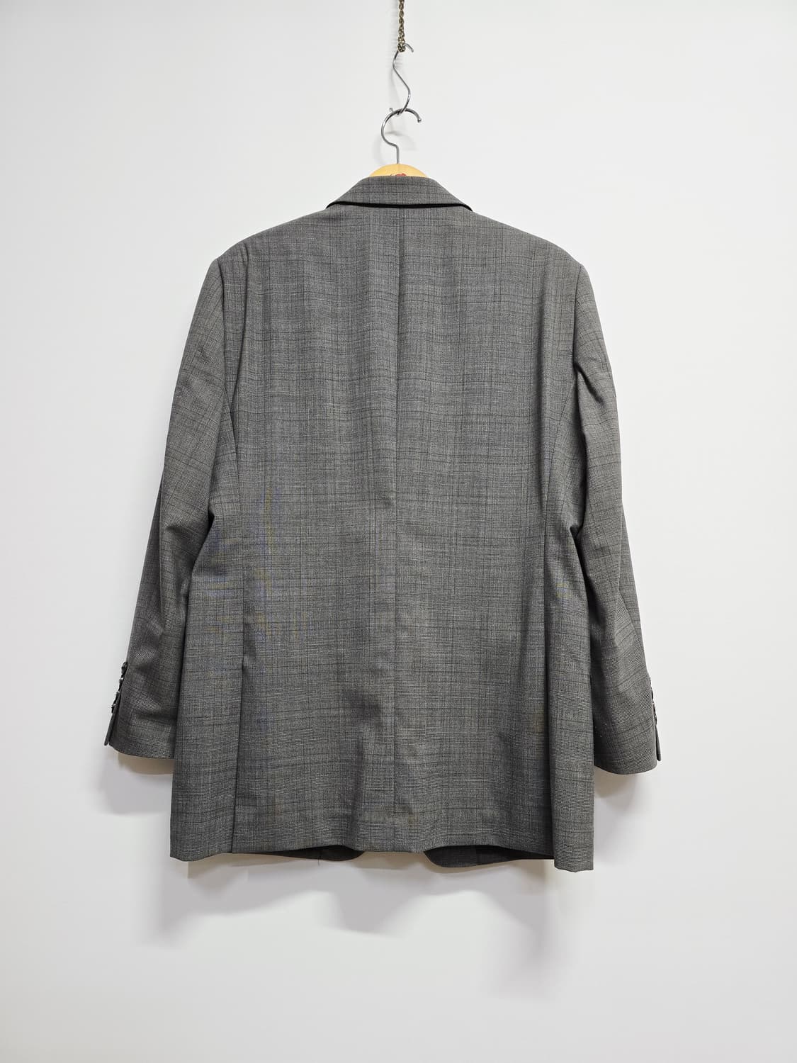 커스텀멜로우 체크 패턴 남성 자켓 상품이미지4